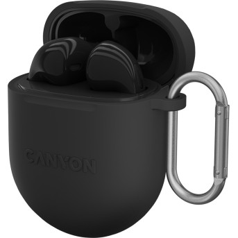 CANYON headset TWS-6 Black в Metoo.kz - Metoo (2)
