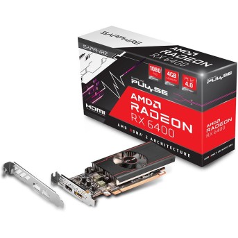 SAPPHIRE PULSE AMD RADEON RX 6400 GAMING 4GB GDDR6 HDMI / DP LP - Metoo (4)