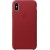 Чехол для смартфона Apple iPhone X Кожаный Красный - Metoo (1)