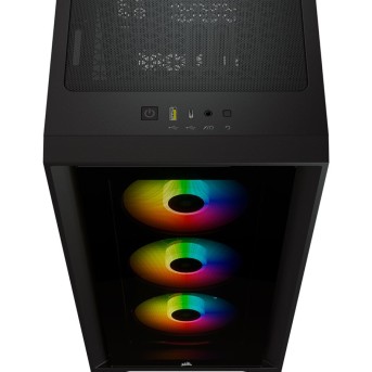 Corsair iCUE 4000X RGB Tempered Glass Mid-Tower, Black - Metoo (5)