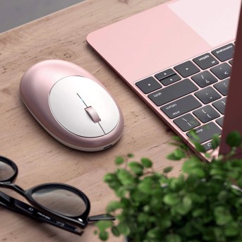 SATECHI M1 Bluetooth Wireless Mouse - Rose Gold в Metoo.kz - Metoo (5)