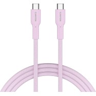 CANYON cable OnWire 60CL C-C 60W COLOR Braided 1m Pink..
