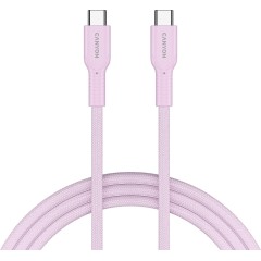 CANYON cable OnWire 60CL C-C 60W COLOR Braided 1m Pink