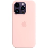 iPhone 14 Pro Silicone Case with MagSafe - Chalk Pink,Model A2912