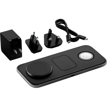 SATECHI Qi2 Trio Wireless Charging Pad - with Type A,C,G plugs в Metoo.kz - Metoo (5)