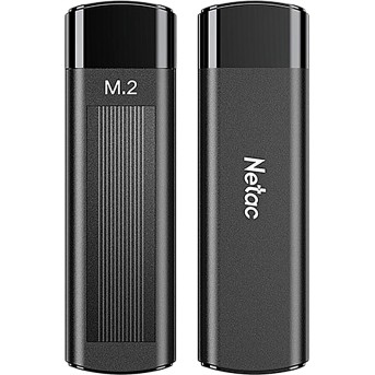Netac WH61D NVMe to USB3.0 External HDD/SSD Case, Slide Aluminum Cover, with USB3.0 C to A and C to C cable в Metoo.kz - Metoo (4)