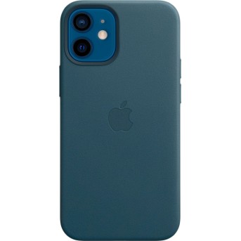 iPhone 12 mini Leather Case with MagSafe - Baltic Blue - Metoo (1)
