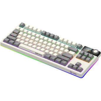 LORGAR KBP70TKLW, Wireless TKL Mechanical Gaming Keyboard Pro, Beige, EN/RU layout в Metoo.kz - Metoo (7)