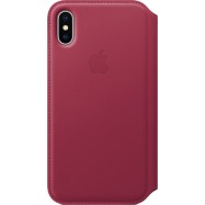 Чехол для смартфона Apple iPhone X Folio Кожаный Лесная ягода