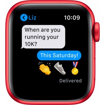 Apple Watch Series 6 GPS, 40mm PRODUCT(RED) Aluminium Case with PRODUCT(RED) Sport Band - Regular, Model A2291 - Metoo (13)