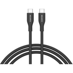 CANYON cable CC60SC10 C-C 60W 1m Silicon Black