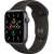 Apple Watch SE GPS, 44mm Space Gray Aluminium Case with Black Sport Band - Regular, Model A2352 - Metoo (1)
