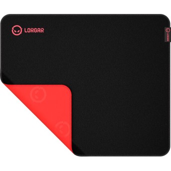 Lorgar Main 325, Gaming mouse pad, Precise control surface, Red anti-slip rubber base, size: 500mm x 420mm x 3mm, weight 0.4kg - Metoo (2)