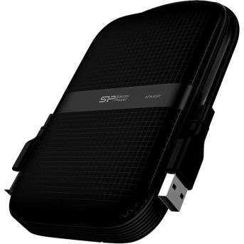 Silicon Power Armor - A60 2TB Portable HDD USB 3.2 Gen1 Black, Shockproof MIL-STD 810G Method 516.6 Procedure IV, Water-resistant IPX4, LED light в Metoo.kz - Metoo (2)