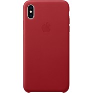 iPhone XS Max Leather Case - (PRODUCT)RED, Model