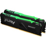 Kingston 16GB 3600MT/s DDR4 CL17 DIMM (Kit of 2) FURY Beast RGB