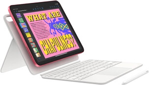 Showcasing iPad, Magic Keyboard Folio and Apple Pencil