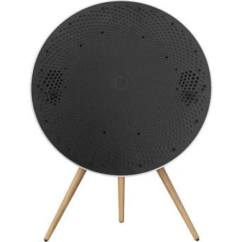Beosound A9 5th Gen Speaker Natural Alu (Back Grey Mist/<wbr>Cover Kvadrat Light Grey/<wbr>Legs Oak) - Metoo (5)