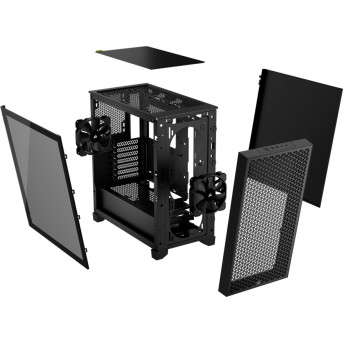 Corsair 3000D Tempered Glass Mid-Tower, Black - Metoo (3)