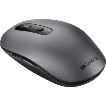 Canyon 2 in 1 Wireless optical mouse with 6 buttons, DPI 800/<wbr>1000/<wbr>1200/<wbr>1500, 2 mode(BT/ 2.4GHz), Battery AA*1pcs, Grey, 65.4*112.25*32.3mm, 0.092kg - Metoo (2)