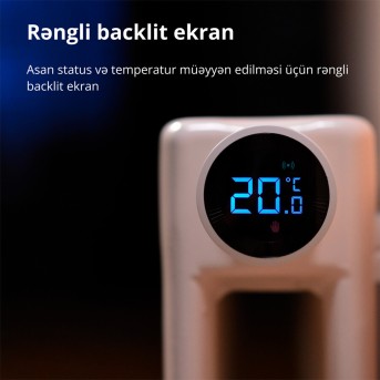 Radiator Thermostat E1: Model No: SRTS-A01; SKU: AA006GLW01 - Metoo (50)