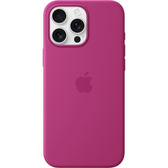 iPhone 16 Pro Max Silicone Case with MagSafe - Fuchsia,Model A3316 - Metoo (2)
