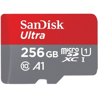 SANDISK 256GB Ultra microSDHC UHS-I Card A1 Class 10 - Metoo (1)