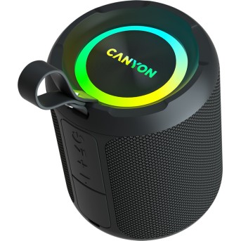 CANYON speaker OnMove 11 IPX6 TWS 20W EQ RGB Black в Metoo.kz - Metoo (1)