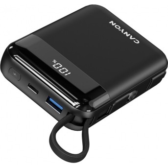 CANYON power bank OnPower 104 10000mAh Black в Metoo.kz - Metoo (2)