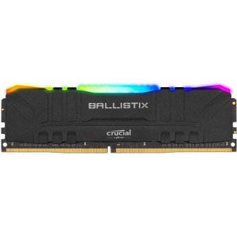 Crucial DRAM Ballistix Black RGB 8GB DDR4 3200MT/<wbr>s CL16 Unbuffered DIMM 288pin Black RGB, EAN: 649528824271 - Metoo (1)