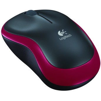 LOGITECH M185 Wireless Mouse - RED - EWR2 - Metoo (1)