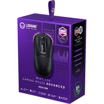 LORGAR MSA10W, Wireless Gaming Mouse Advanced, black - Metoo (8)