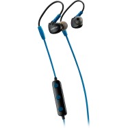 CANYON Bluetooth sport earphones with microphone, cable length 0.3m, 18*25*22mm, 0.028kg, Blue