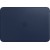 Leather Sleeve for 12 inch MacBook - Midnight Blue - Metoo (1)