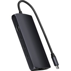 SATECHI USB-C MultiPort Adapter 8K with Ethernet V3 - Midnight