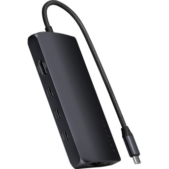 SATECHI USB-C MultiPort Adapter 8K with Ethernet V3 - Midnight - Metoo (1)