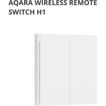 Aqara Wireless Remote Switch H1 (double rocker): Model: WRS-R02; SKU: AR009GLW02 - Metoo (4)