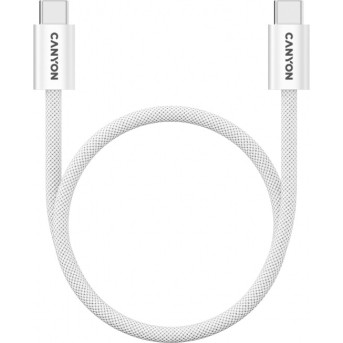 CANYON cable OnWire 60MG C-C 60W Magnet Braided 1m White - Metoo (4)