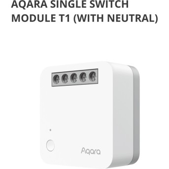Aqara Single Switch Module T1 (With Neutral): Model No: SSM-U01; SKU: AU001GLW01 - Metoo (5)