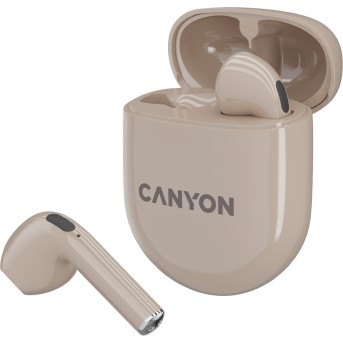 CANYON headset TWS-6 Beige в Metoo.kz - Metoo (3)