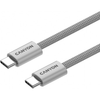 CANYON cable OnWire 60MG C-C 60W Magnet Braided 1m Light Grey - Metoo (3)
