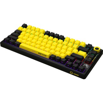 LORGAR KBP7075W, Wireless 75% Mechanical Gaming Keyboard Pro, Black/yellow, EN/RU layout в Metoo.kz - Metoo (2)