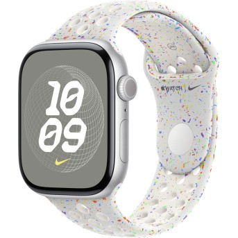 46mm Pure Platinum Nike Sport Band - S/<wbr>M - Metoo (2)