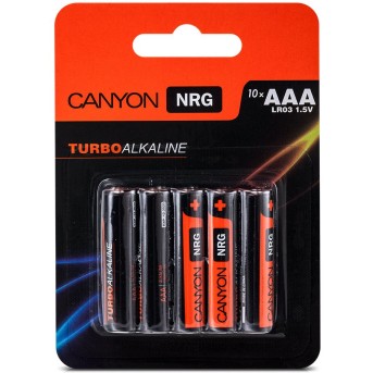Батарейки CANYON NRG ALKAAA10 AAA, 10pcs/<wbr>pack - Metoo (1)