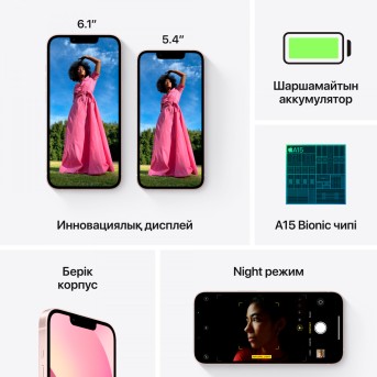 iPhone 13 mini 128GB Pink (Demo), Model A2630 - Metoo (13)