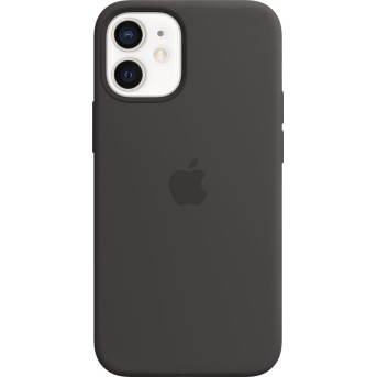 iPhone 12 mini Silicone Case with MagSafe - Black - Metoo (1)