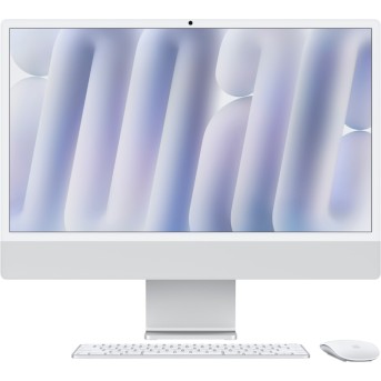 24-inch iMac with Retina 4.5K display: Apple M4 chip with 10‑core CPU and 10‑core GPU, 24GB, 512GB SSD - Silver,Model A3137 в Metoo.kz - Metoo (4)