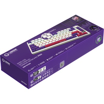 LORGAR KBP7075W, Wireless 75% Mechanical Gaming Keyboard Pro, White, EN/RU layout в Metoo.kz - Metoo (9)