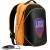 LEDme backpack, animated backpack with LED display, Nylon+TPU material, Dimensions 42*31.5*20cm, LED display 64*64 pixels, orange - Metoo (7)