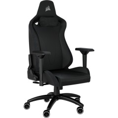 CORSAIR TC200 Soft Fabric Gaming Chair, Standard Fit - Black/<wbr>Black